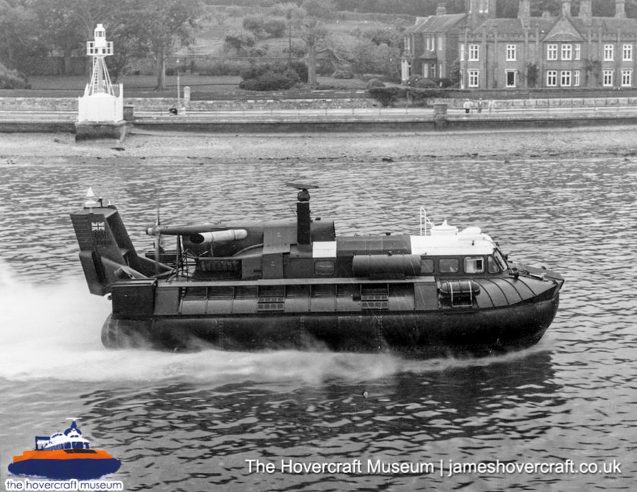 SRN6 with the Royal Navy -  (credit: The Hovercraft Museum Trust).